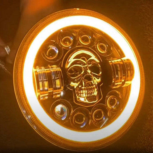 🔥FREE SHIPPING - 7 inch Skull LED Headlights