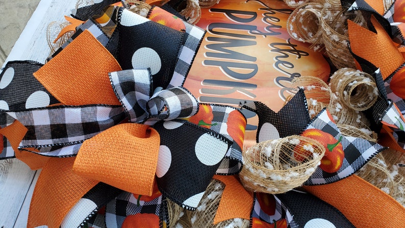 Pumpkin wreath, halloween wreath, halloween wreath for front door, halloween Pumpkin wreath, farmhouse Halloween wreath, halloween farmhouse