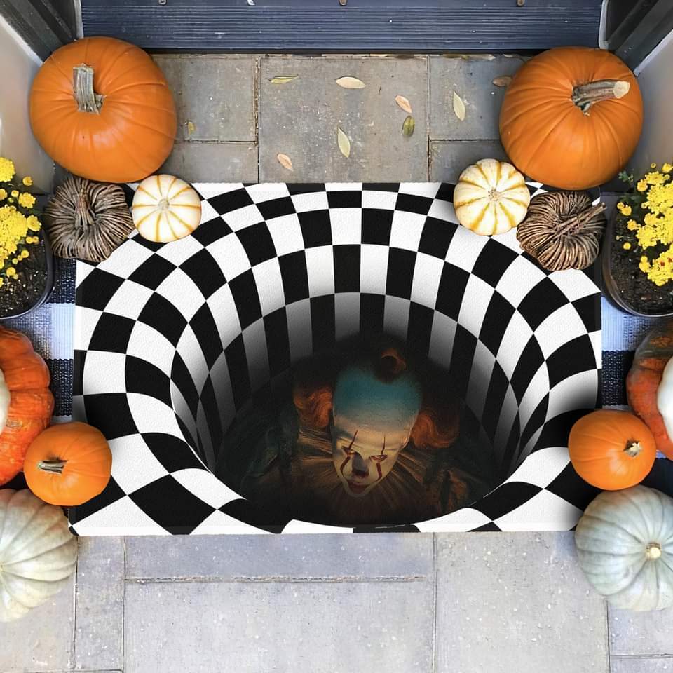 NEW Halloween Illusion Doormat