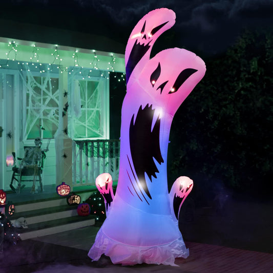Scary Swirly Ghost with Animated light