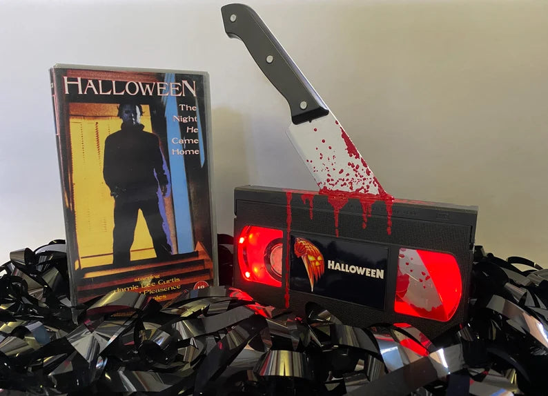 Deluxe Halloween 1978 VHS Lamp