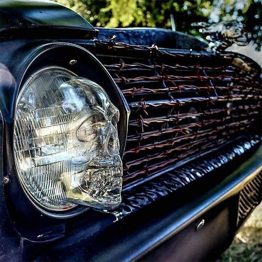 (🔥 - 45% OFF)Skull Headlight Cover