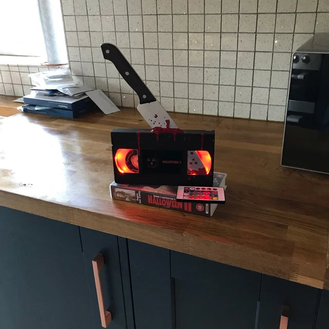 Deluxe Halloween 1978 VHS Lamp