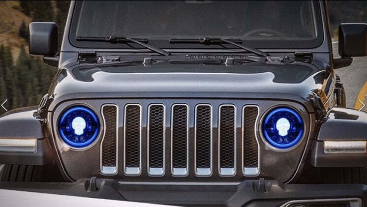 🔥FREE SHIPPING - 7 inch Skull LED Headlights