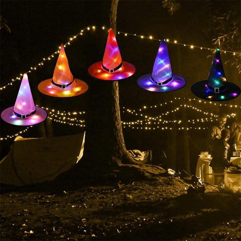 🎃Limited Time Special Only $4.99🎃 Glowing Witch Hat Hanging/Wearable