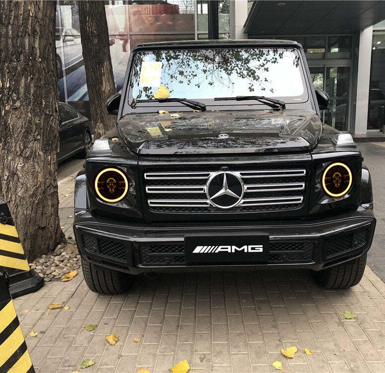 🔥FREE SHIPPING - 7 inch Skull LED Headlights