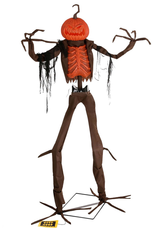 Giant Animated Scarecrow Pumpkin